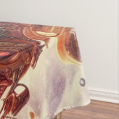 Santa/Rendier steampunk Kerstmis/winter Tafelkleed (Voorbeeld)