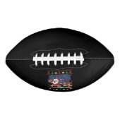 Santa rendieren spelen Amerikaans Football lelijke (Voorkant)