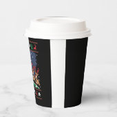 Santa rendieren spelen Amerikaans Football lelijke Papieren Bekers (Links)