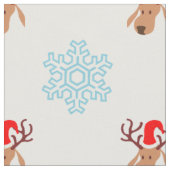 santa rendierstof stof (Close Up)