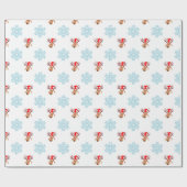 santa rendierverpakkingspapier cadeaupapier (Vlak)