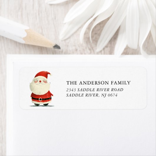  Santa retouradres Etiket (Insitu)