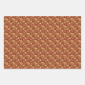  Santa Retro Xmas Kerstmis Patroon No1 Inpakpapier Vel (Voorkant 3)