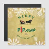 Santa Riding a Bull Sleigh – Forex Pipmas Gift (Voorkant / Achterkant)