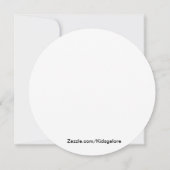 Santa Riding A Wave-kerstuitnodiging Kaart (Achterkant)