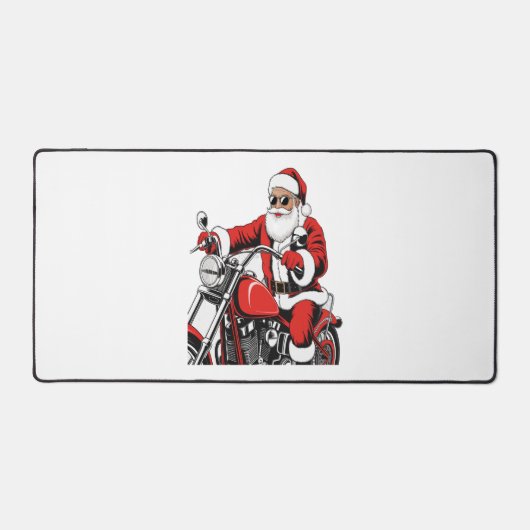 Santa Riding-motorfiets Bureaumat (Voorkant)