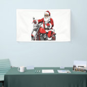 Santa Riding-motorfiets Spandoek (Beurs)