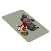 Santa Riding op Hippo Magneet (Rechterzijde)