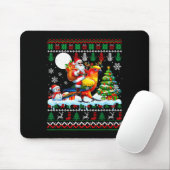 Santa Riding Reindeer Sun Conure Sweater Xmas Tree Muismat (Met muis)
