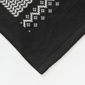 Santa Riding Shark Ugly Christmas Sweater Believe Fleece Deken (Hoek)