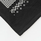 Santa Riding Shark Ugly Christmas Sweater Believe Fleece Deken (Hoek)