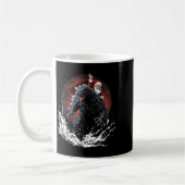Santa Riding The Japanese Monster Kaiju For Christ Koffiemok (Links)
