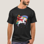 Santa Riding Unicorn Xmas Shirt Stocking Christmas<br><div class="desc">Santa Riding Unicorn Xmas Shirt Stocking Christmas Gift</div>