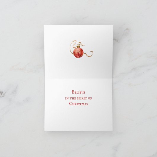 Santa Rijden een auto Kerstmis vakantie Kaart (Binnen)