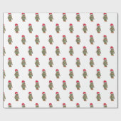 Santa Robot Wrapping Paper Cadeaupapier (Vlak)