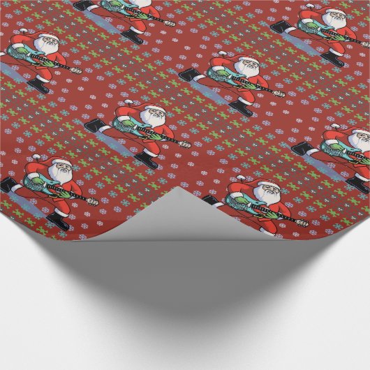 Santa Rock Ugly Cadeaupapier (Hoek)