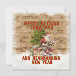  Santa Rocker Square Gevouwen Kaart
