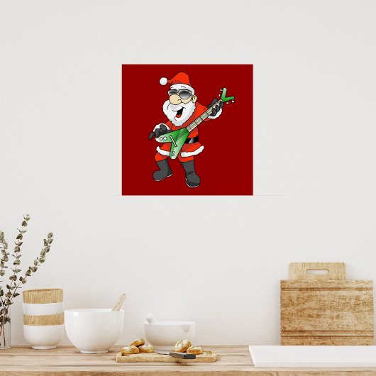 Santa Rocks Poster (Keuken)