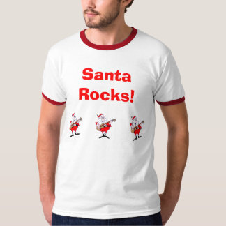 Santa Rocks. T-shirt