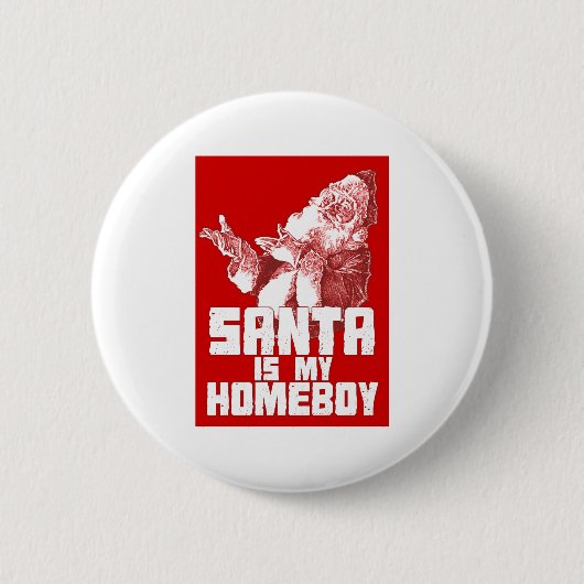 santa ronde button 5,7 cm (Voorkant)