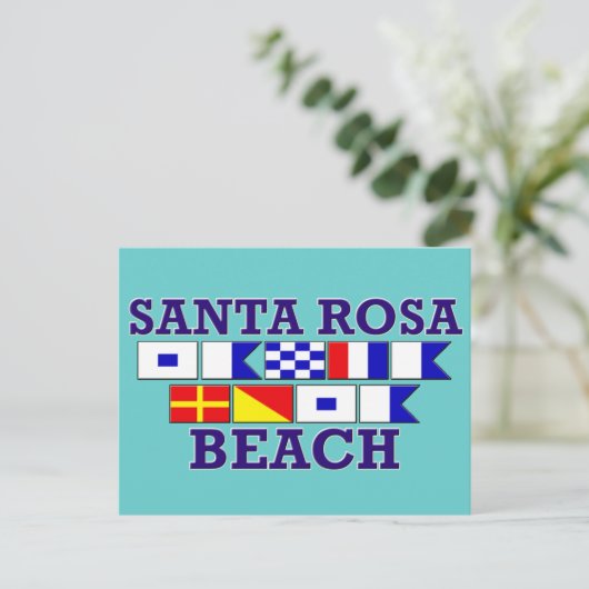 Santa Rosa Beach Briefkaart (Staand voorkant)