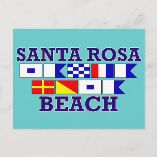 Santa Rosa Beach Briefkaart (Voorkant)