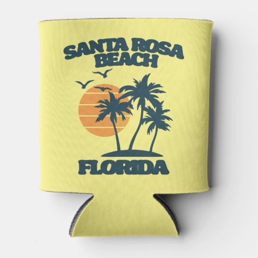 Santa Rosa Beach Florida Blikjeskoeler (Voorkant)