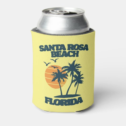 Santa Rosa Beach Florida Blikjeskoeler (Blikje Achterkant)