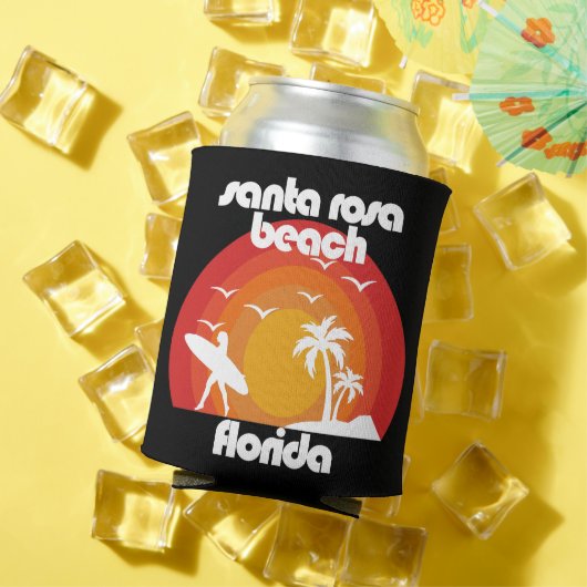 Santa Rosa Beach, Florida Blikjeskoeler (Insitu Zomer)