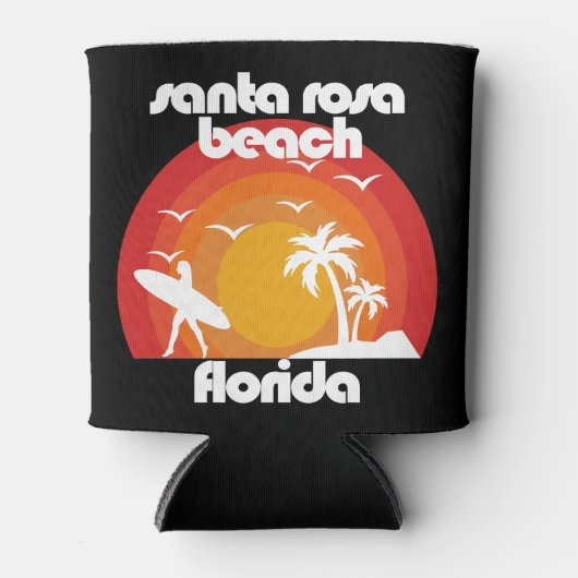 Santa Rosa Beach, Florida Blikjeskoeler (Voorkant)