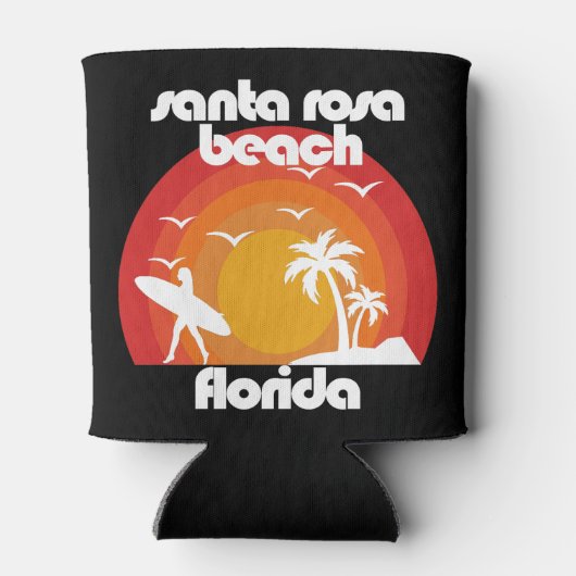 Santa Rosa Beach, Florida Blikjeskoeler (Achterkant)