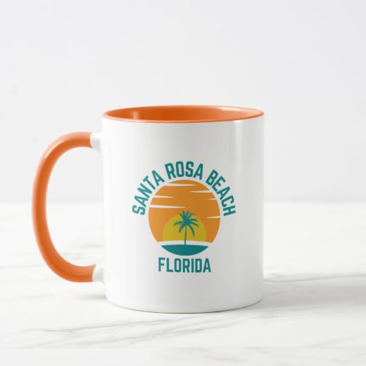 Santa Rosa Beach Florida Coffee Mok (Links)