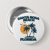 Santa Rosa Beach Florida Ronde Button 7,6 Cm (Voorkant /achterkant)
