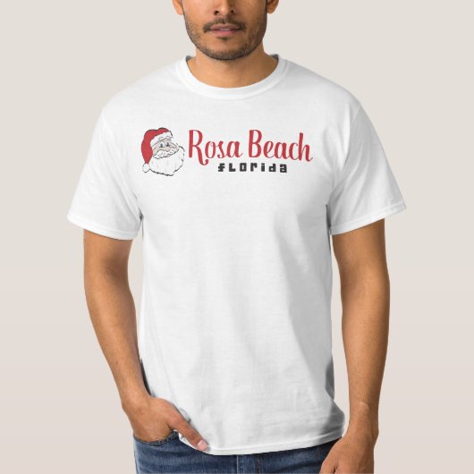 Santa Rosa Beach Florida (Santa Claus) T-shirt (Voorkant)