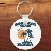 Santa Rosa Beach Florida Sleutelhanger (Achterkant)