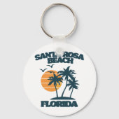 Santa Rosa Beach Florida Sleutelhanger (Achterkant)