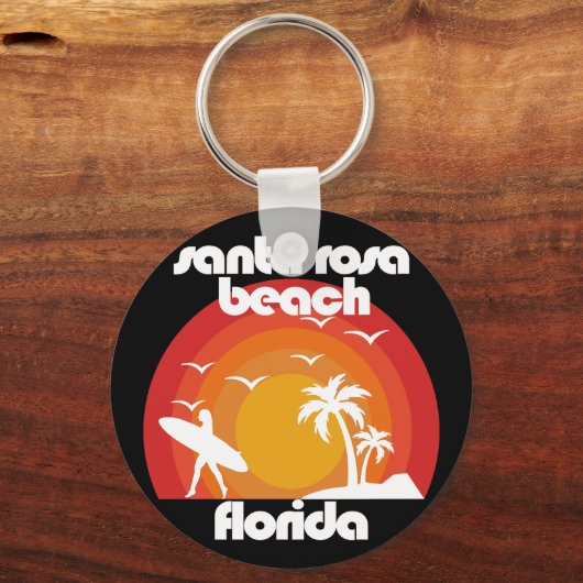 Santa Rosa Beach, Florida Sleutelhanger (Voorkant)