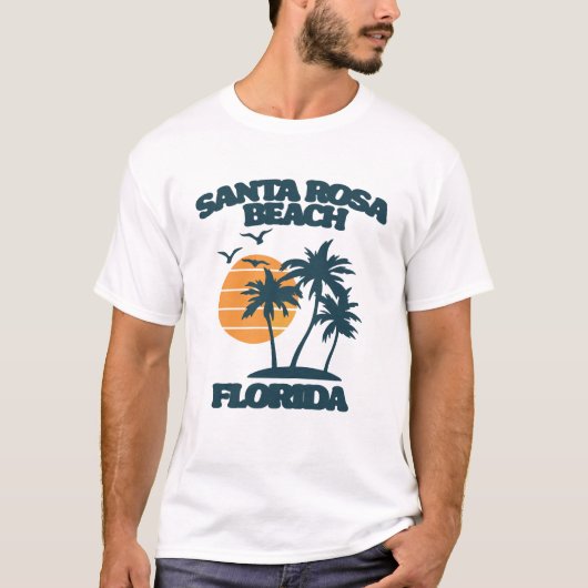 Santa Rosa Beach Florida T-shirt (Voorkant)