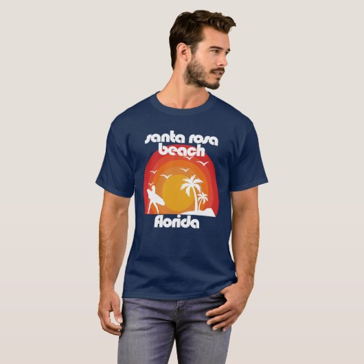 Santa Rosa Beach, Florida T-shirt (Voorkant volledig)