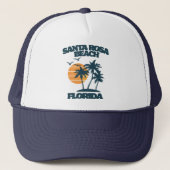 Santa Rosa Beach Florida Trucker Pet (Voorkant)