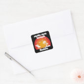 Santa Rosa Beach, Florida Vierkante Sticker (Envelop)