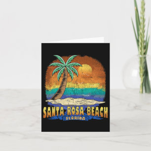 Santa Rosa Beach Florida Vintage in nood Souven Kaart