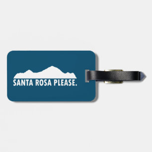 Santa Rosa California, alstublieft Bagagelabel