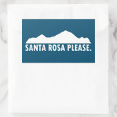 Santa Rosa California, alstublieft Rechthoekige Sticker (Tas)