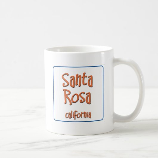 Santa Rosa California BlueBox Koffiemok (Rechts)