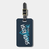 Santa Rosa California Mountains Bagagelabel (Voorkant verticaal)