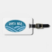 Santa Rosa California Outdoors Bagagelabel (Voorkant horizontaal)