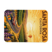 Santa Rosa California Reizen Magneet (Horizontaal)