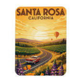 Santa Rosa California Reizen Magneet (Verticaal)