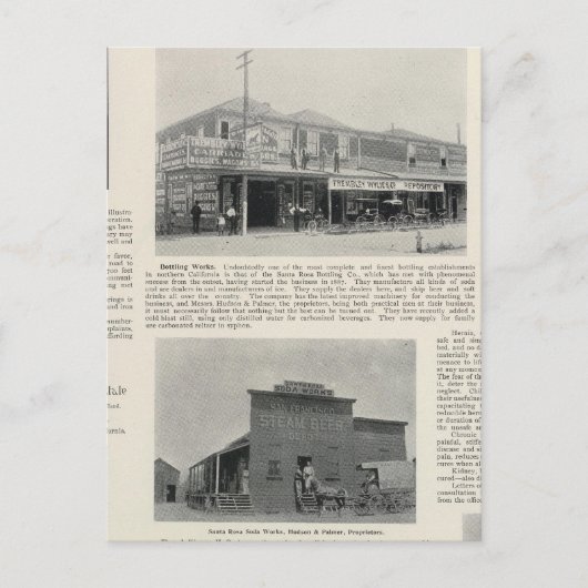 Santa Rosa, Californië 2 Briefkaart (Voorkant)